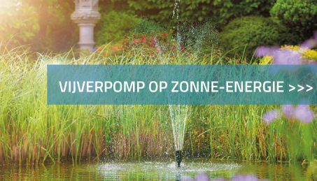 Pomp zonne-energie vijver