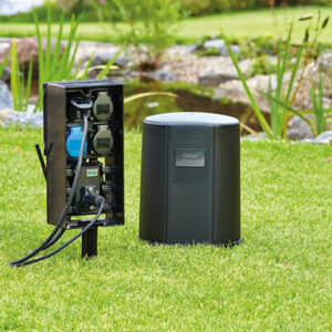 Stroomvoorziening voor vijver in tuin aanleggen