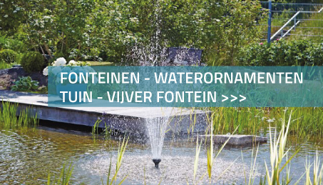 Fonteinen - Waterornamenten tuin - Vijver fontein