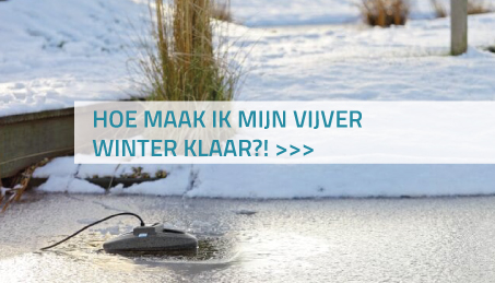 Hoe maak ik mijn vijver winter klaar?!