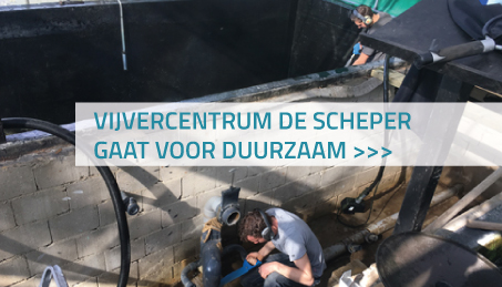 Vijvercentrum de Scheper gaat voor duurzaam