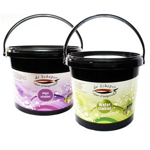 Combi waterstabiel en algostabiel Algostabiel en waterstabiel