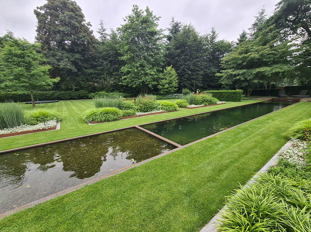 Moderne vijver aanleggen Moderne vijver