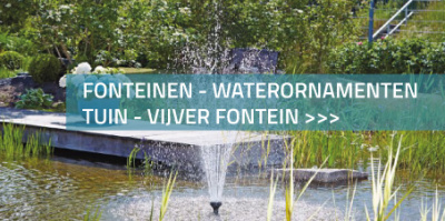 Fonteinen - Waterornamenten tuin - Vijver fontein